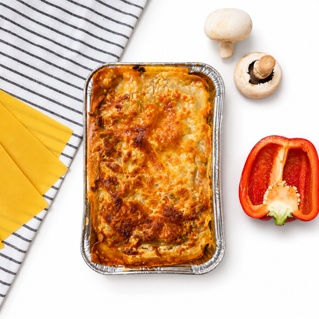 Lasagna with Minced Beef & Mushrooms