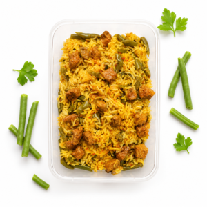 Loobia Polo (Persian Green Bean & Beef Rice)