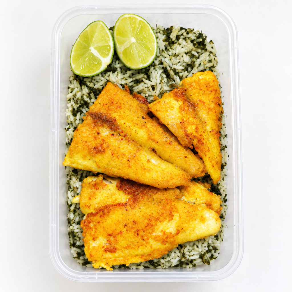 Sabzi Polo ba Mahi (Herbed Persian Rice with Fish)